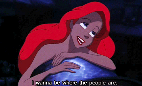 i want to be where the people are&hellip;.